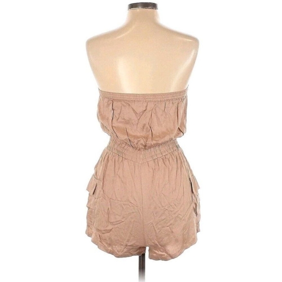 Jolie & Joy Women Khaki/ 100% Rayon/ Romper Size 1X - Picture 4 of 11